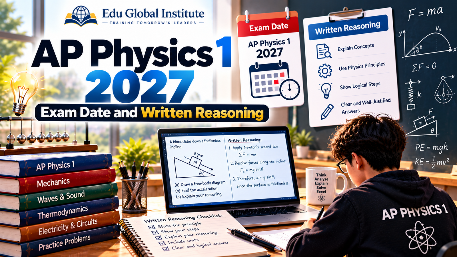 AP Physics 1 2027: Exam Date and Written Reasoning