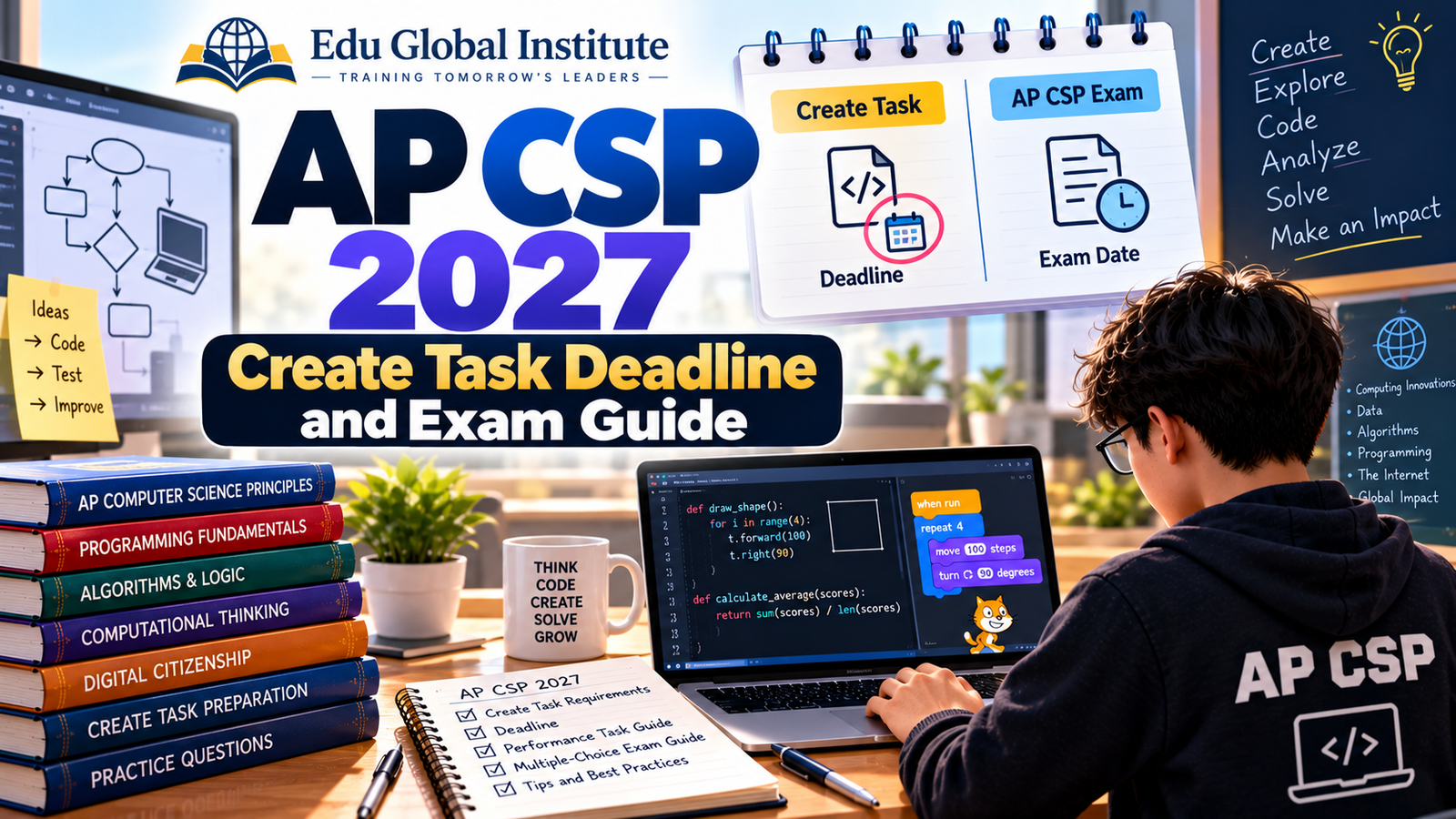 AP CSP 2027: Create Task Deadline and Exam Guide