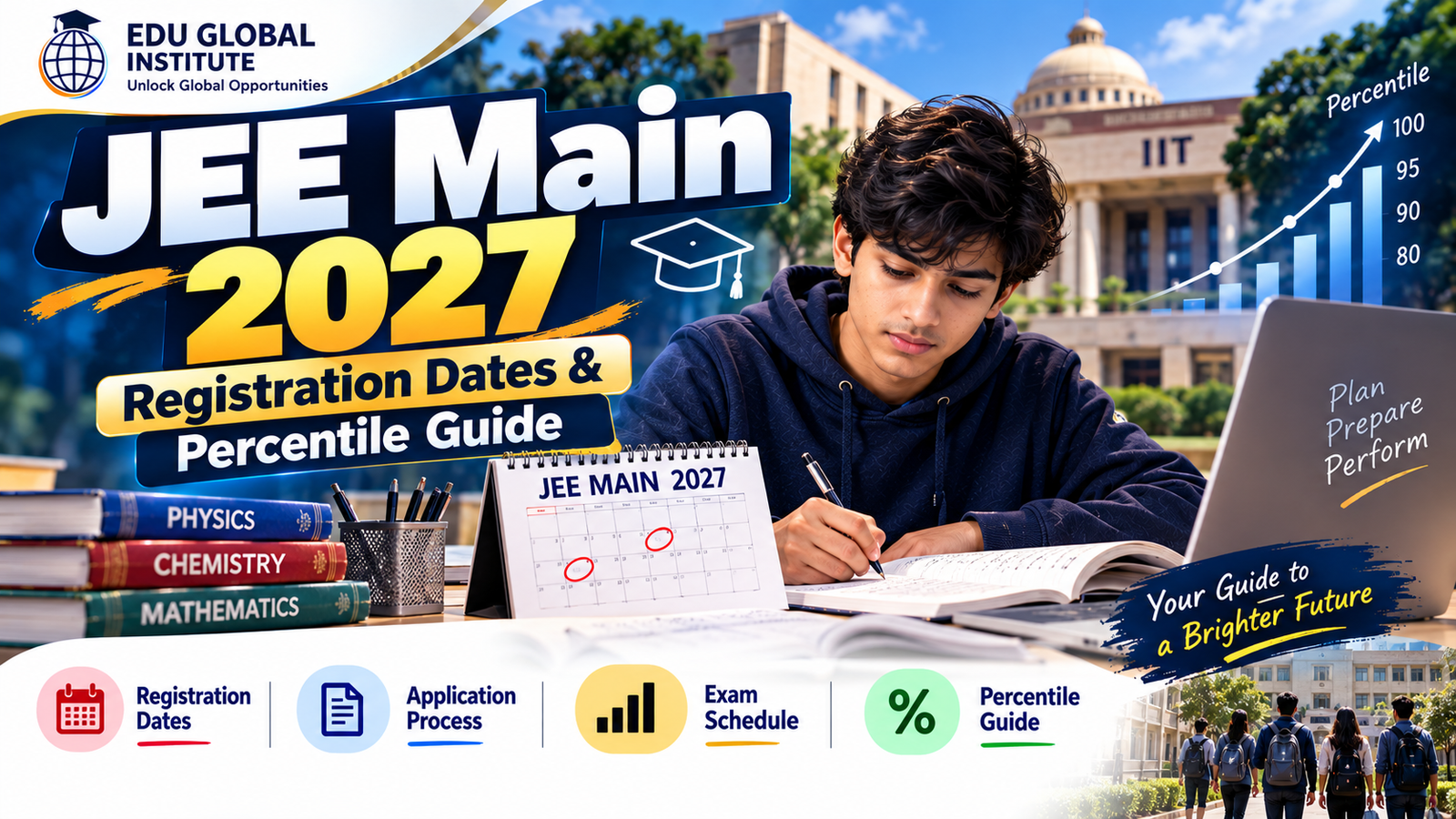 JEE Main 2027: Registration Dates and Percentile Guide