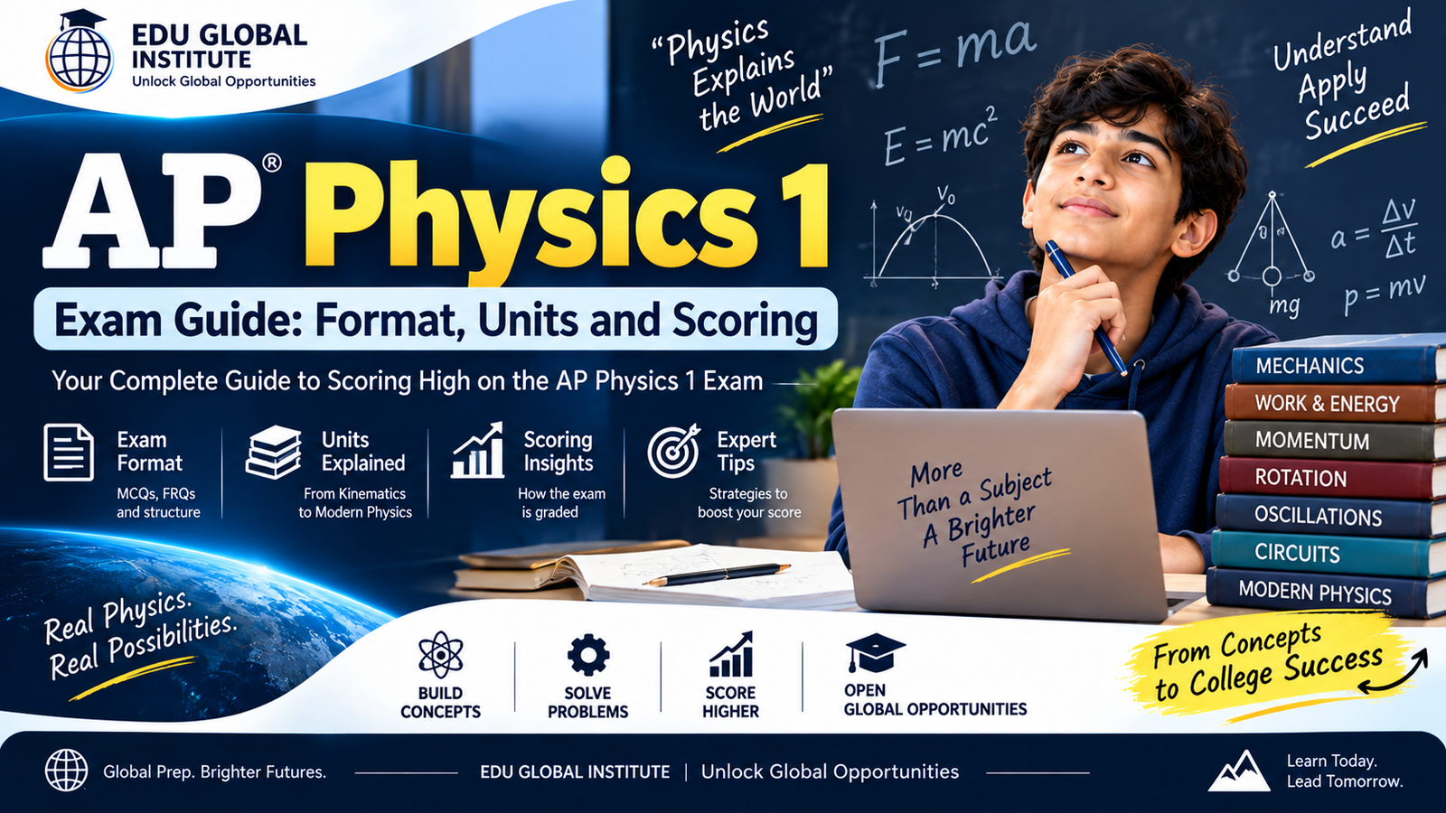 AP Physics 1 Exam Guide: Format, Units and Scoring