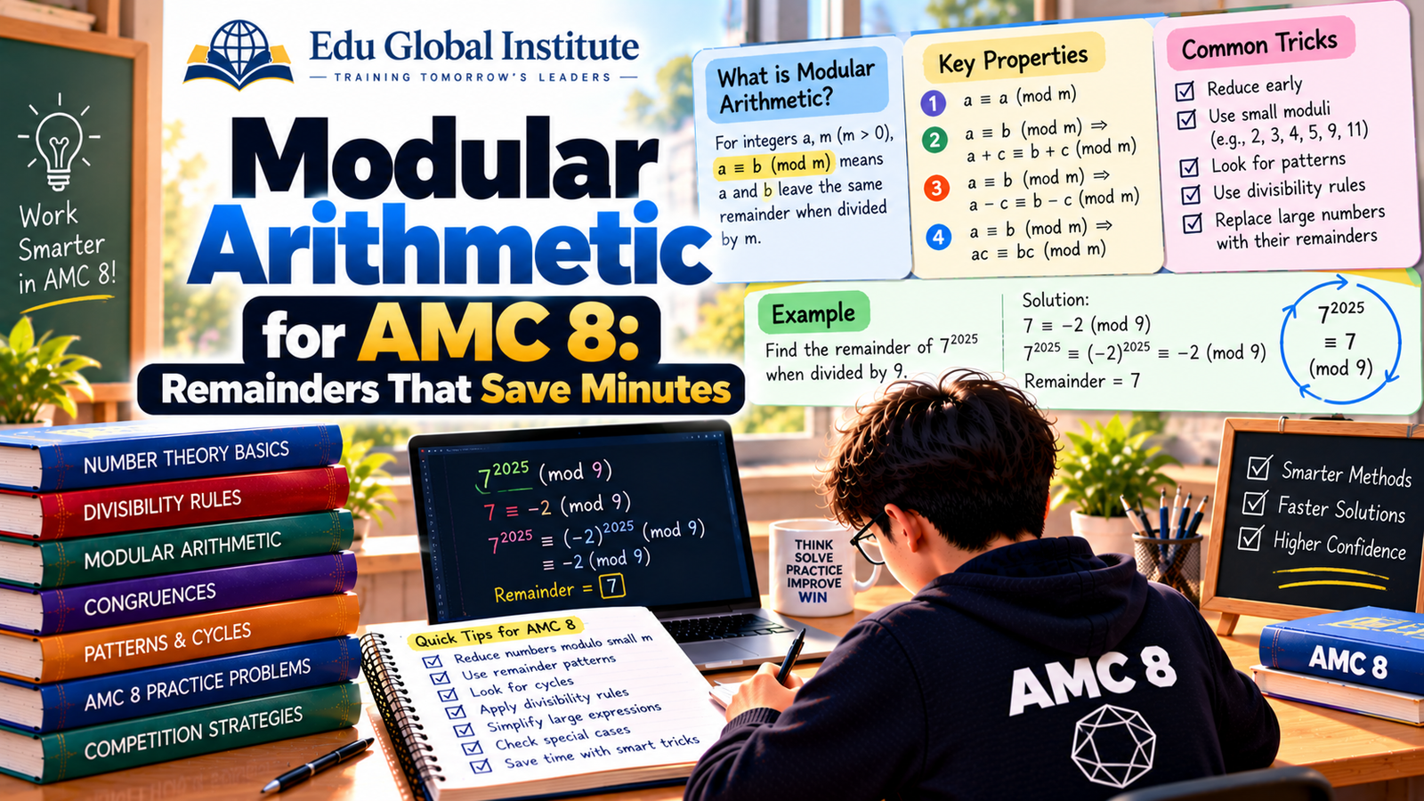 Modular Arithmetic for AMC 8: Remainders That Save Minutes
