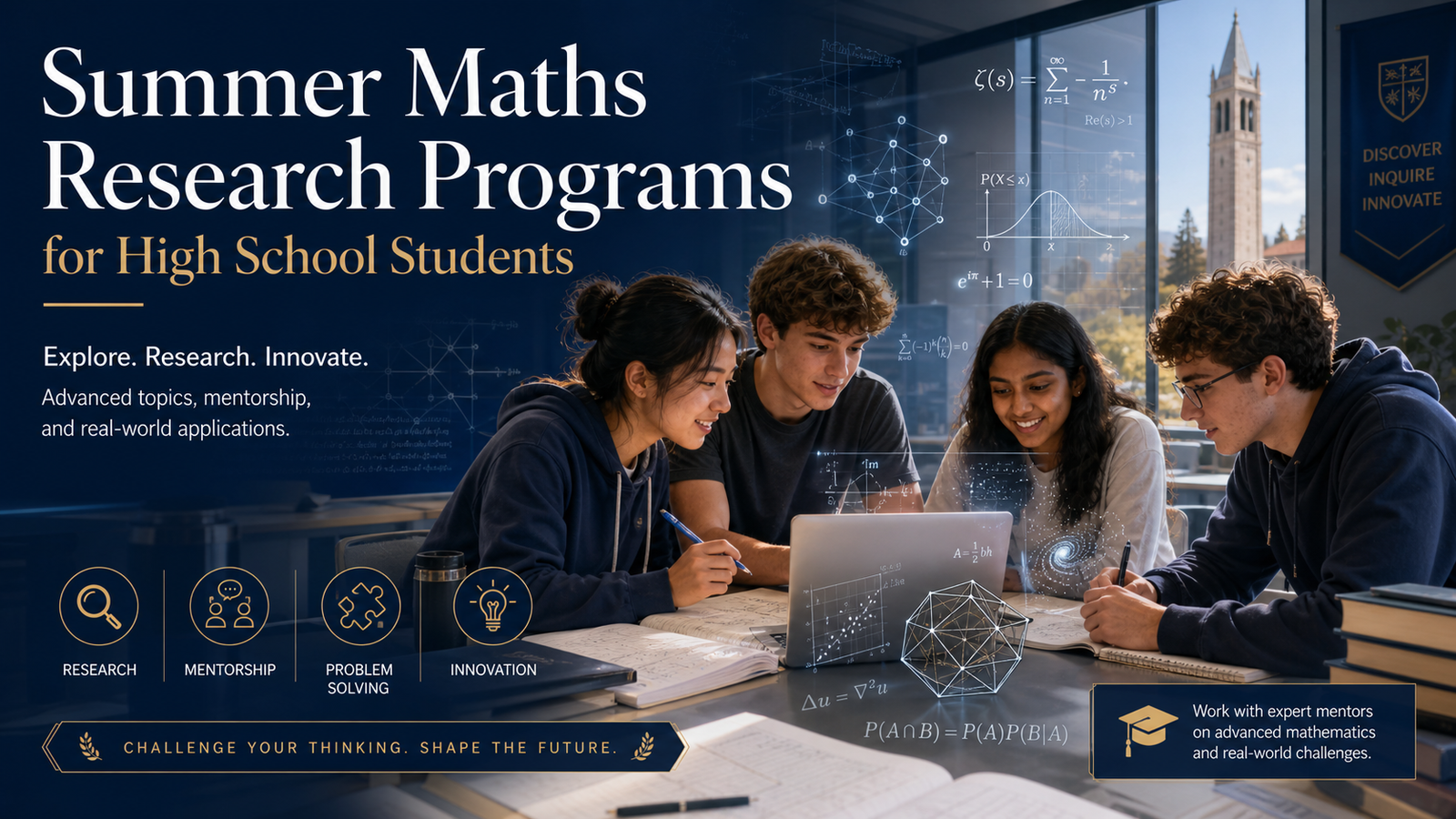 Elite Summer Maths Research Programs for High School Students