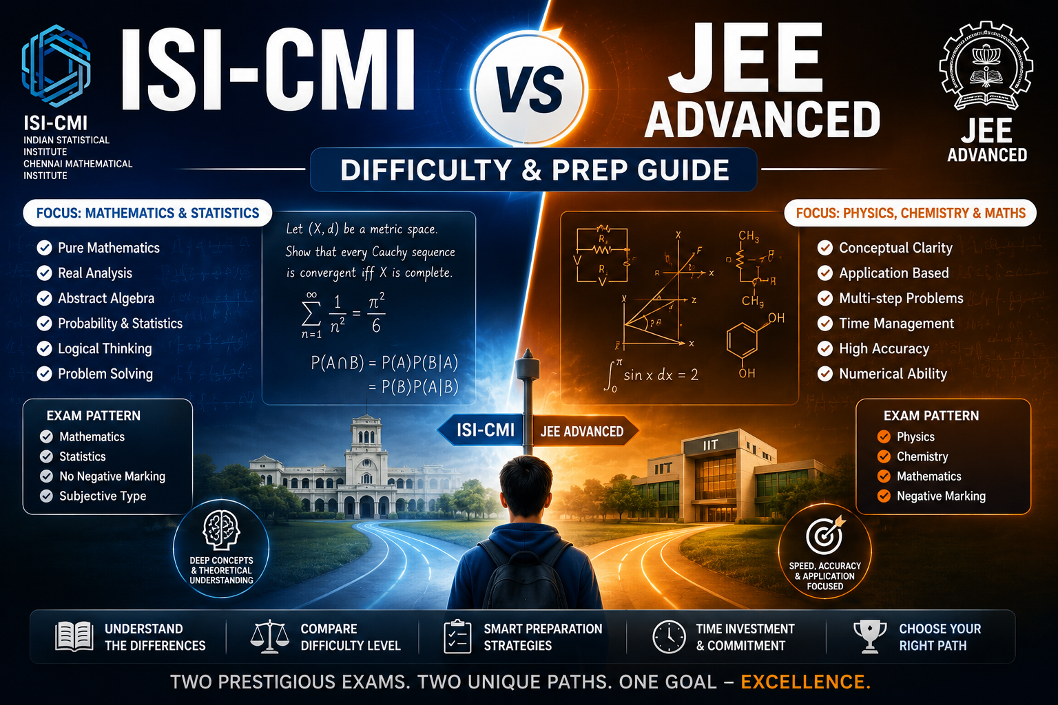 ISI-CMI vs JEE Advanced: Difficulty & Prep Guide