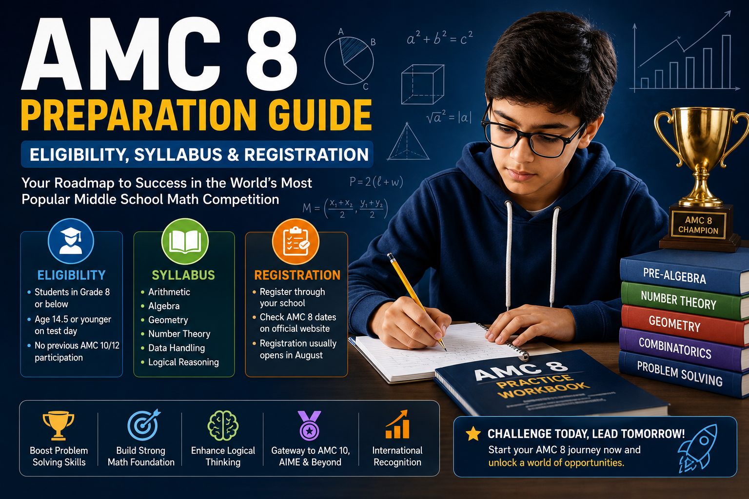 AMC 8 Preparation Guide: Eligibility, Syllabus & Registration