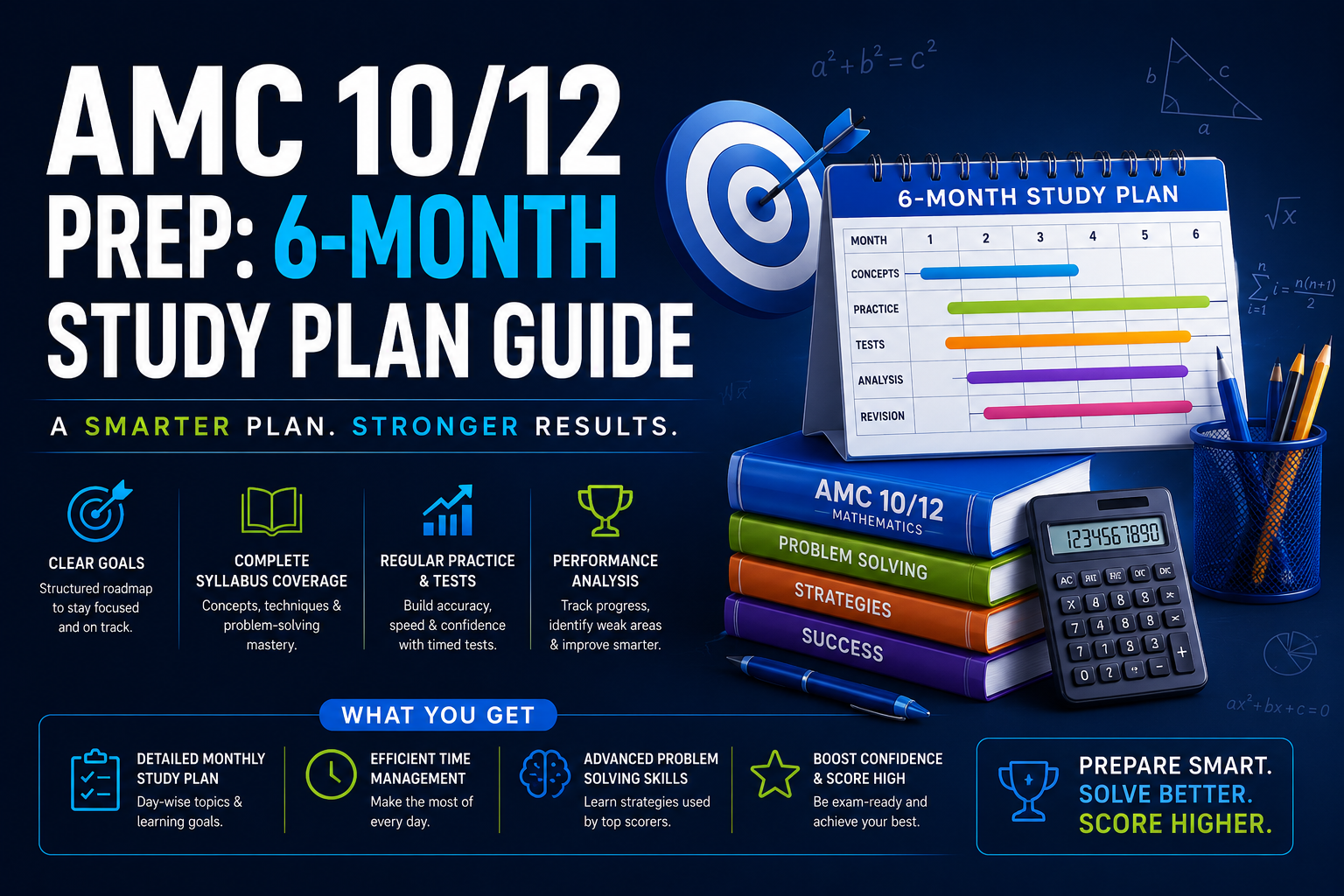 AMC 10/12 Prep: 6-Month Study Plan Guide