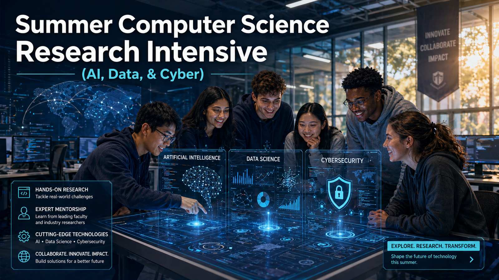 Summer Computer Science Research Intensive (AI, Data, & Cyber)
