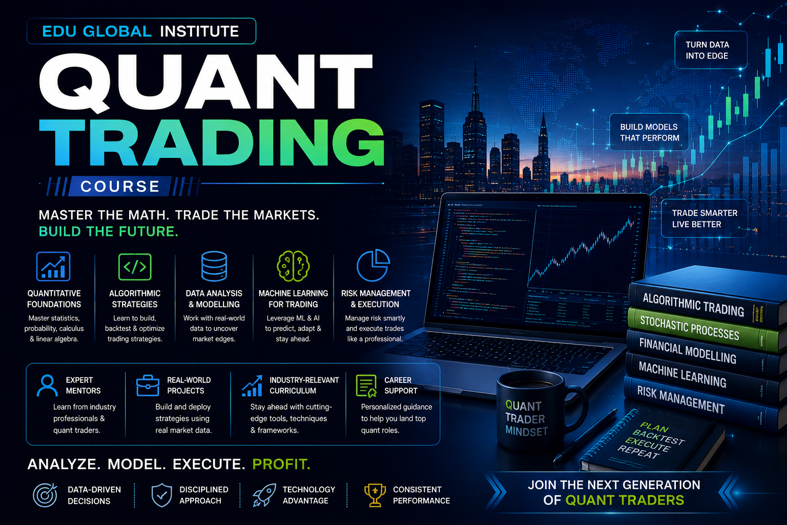 Mastering Quantitative Trading: Python, AI & Algorithmic Strategies