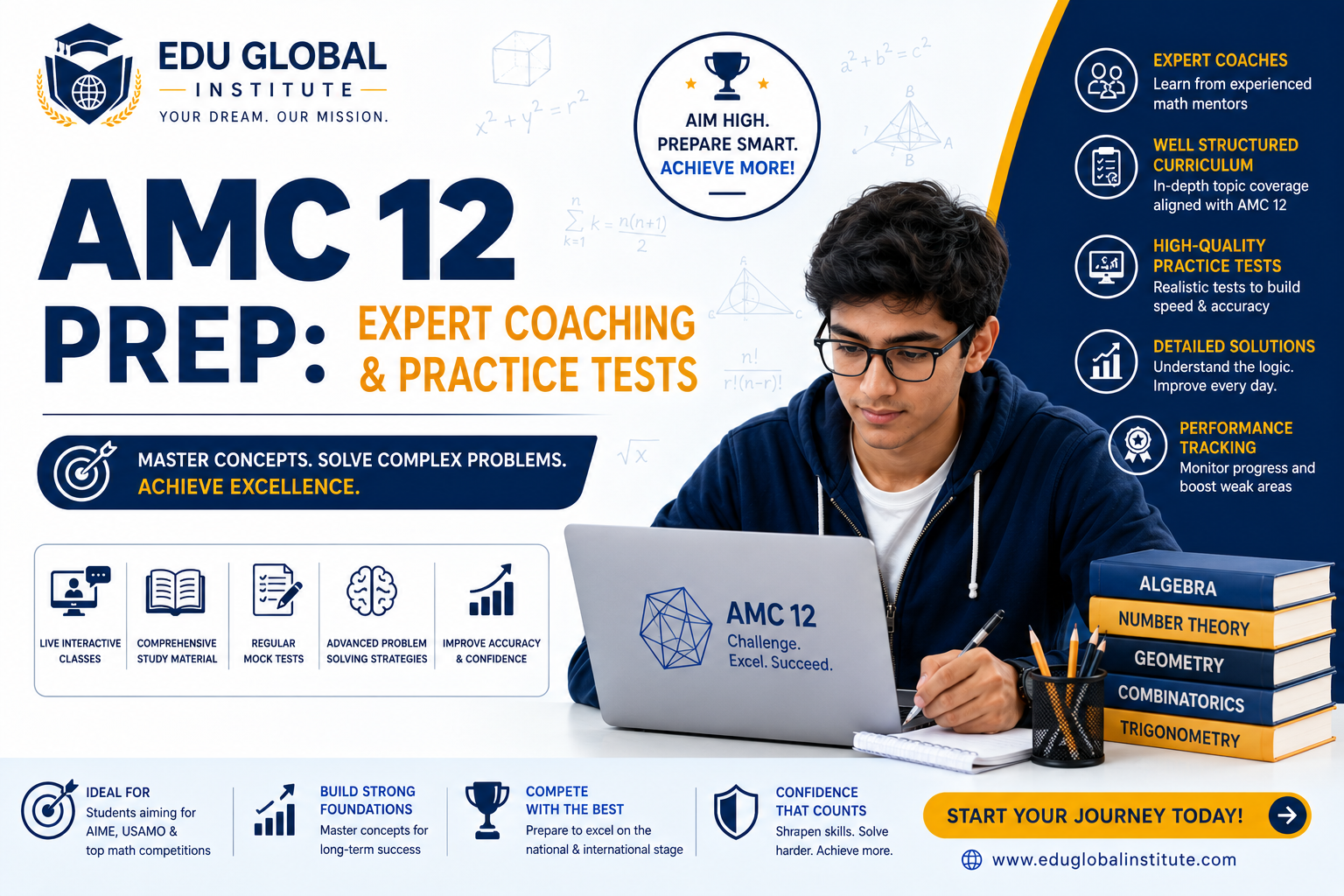 Ultimate AMC 12 Prep Guide: Master the Exam & Qualify for AIME
